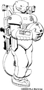 Rating: Safe Score: 0 Tags: 2003 anthro armor astronaut biped black_and_white e621 full-length_portrait gun headgear helmet line_art male mammal monochrome mustelid otter portrait ranged_weapon richard_bartrop rifle rocket simple_background solo space_marine spacesuit standing tail watermark weapon white_background wrist_computer User: bunchy7s