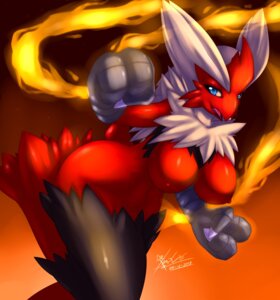 Rating: Questionable Score: 0 Tags: 2013 3_fingers anthro avian bent_over big_breasts biped bird black_background black_body black_fur blue_eyes breasts butt claws e621 feet female fingers fire fist fur generation_6_pokemon glistening hi_res looking_at_viewer mega_blaziken mega_evolution mnxenx001 nintendo nipples non-mammal_breasts non-mammal_nipples nude open_mouth orange_background pokemon pokemon_(species) pokemorph pose raised_arm raised_fist raised_hand raised_leg red_body red_fur red_skin simple_background solo standing talons toes tongue warm_colors User: bunchy7s