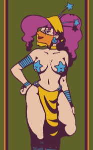 Rating: Questionable Score: 0 Tags: 1girls breasts female human jojo's_bizarre_adventure kaito_no9 light-skinned_female light_skin long_hair midler pasties purple_hair rule34 shounen_jump star_pasties stardust_crusaders tagme villainess User: bunchy7s