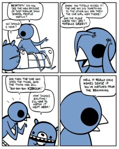 Rating: Safe Score: 0 Tags: 2010 ambiguous_gender anthro avian beak bear beartato bird chair comic dialogue duo e621 electronics english_text furniture humor mammal nedroid reginald_(nedroid) speech_bubble television text User: bunchy7s Rating: Safe Score: 0 Tags: 2010 ambiguous_gender anthro avian beak bear beartato bird chair comic dialogue duo e621 electronics english_text furniture humor mammal nedroid reginald_(nedroid) speech_bubble television text User: bunchy7s