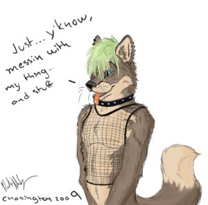 Rating: Questionable Score: 0 Tags: 2009 anthro biped black_clothing black_topwear blue_eyes brown_body brown_fur canid canine caption chasington clothing collar colored countershade_face countershade_torso countershading covering covering_crotch covering_self dialogue digital_media_(artwork) dipstick_tail e621 ear_piercing english_text fishnet_clothing fishnet_topwear fox fur green_hair hair hair_over_eye half-length_portrait inner_ear_fluff looking_at_viewer male mammal markings masturbation multicolored_tail obscured_masturbation one_eye_obstructed piercing portrait shirt signature simple_background solo standing studded_collar studs tail tail_markings tan_body tan_countershading text tongue tongue_out tongue_piercing topwear translucent translucent_clothing translucent_topwear tuft two_tone_tail whiskers white_background User: bunchy7s