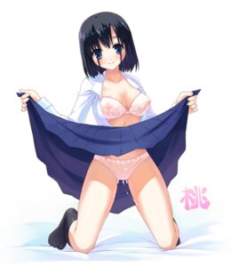 Rating: Explicit Score: 0 Tags: black_socks blue_eyes bra breasts cleavage cum cum_string dress female footwear highres knee_socks kneehighs kneeling kneesocks large_breasts lingerie open_clothes open_shirt panties rule34 saki see-through see-through_bra see-through_panties senji_(artist) senji_(tegone_spike) shirt short_hair skirt skirt_lift socks touyoko_momoko underwear User: bunchy7s