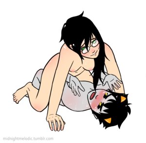 Rating: Explicit Score: 0 Tags: 1boy 1girls black_hair blush breasts buckteeth female glasses green_eyes grey_skin homestuck horns jade_harley karkat_vantas long_hair looking_away male midnightmelodic ms_paint_adventures naked nipples open_mouth pointy_ears rule34 sharp_teeth short_hair smile source_request straight sweat troll white_background white_skin yellow_eyes User: bunchy7s