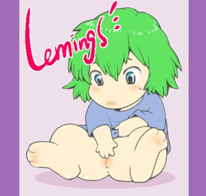 Rating: Explicit Score: 0 Tags: broken_language cricetid e621 english_text female genitals green_hair hair lemming lemmings low_res mammal rodent semi-anthro simple_background solo soukosouji text vulva young young_female User: bunchy7s