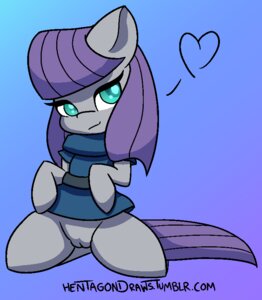 Rating: Explicit Score: 0 Tags: 2014 aliasing anthro anthrofied biped blue_eyes bottomless clothed clothing digital_media_(artwork) e621 earth_pony equid equine female friendship_is_magic fur genitals gradient_background grey_body grey_fur hair hasbro heart_symbol hentagon hooves horse kneeling long_hair looking_at_viewer mammal maud_pie_(mlp) my_little_pony pony purple_hair simple_background smile solo vulva User: bunchy7s