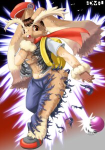 Rating: Safe Score: 0 Tags: 2006 anthro beret bodily_fluids bottomwear clothing e621 edmol female fur gender_transformation generation_4_pokemon hat headgear headwear human lagomorph lopunny lucas_(pokemon) mammal mtf_transformation nintendo pants pokeball pokemon pokemon_(species) shirt shocked solo species_transformation sweat teeth topwear torn_clothing transformation walking User: bunchy7s