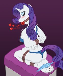 Rating: Explicit Score: 0 Tags: 2014 5_toes anthro anthrofied ball_gag barefoot bdsm biped blue_eyes blue_eyeshadow blush bondage bound bra breasts caroo clothing cuff_(restraint) e621 equid equine eyeshadow feathers feet female friendship_is_magic fur gag gagged hair hands_behind_back hasbro heart_symbol horn humanoid_feet kneeling leather leather_cuffs makeup mammal my_little_pony mythological_creature mythological_equine mythology panties plantigrade purple_background purple_hair rarity_(mlp) restrained restraints rope simple_background soles solo submissive submissive_female toe_restraints toes toes_tied underwear unicorn white_body white_fur User: bunchy7s