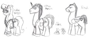 Rating: Safe Score: 0 Tags: 2011 alternate_species archived_source black_and_white callie_briggs clothing e621 elrod_purvis equid equine feathered_wings feathers female feral feral_(swat_kats) full-length_portrait graphite_(artwork) group hanna-barbera hasbro horse ksclaw male mammal monochrome my_little_pony mythological_creature mythological_equine mythology pegasus ponification pony portrait quadruped side_view simple_background swat_kats tail traditional_media_(artwork) unavailable_at_source white_background wings User: bunchy7s