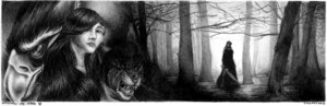 Rating: Safe Score: 0 Tags: accipitrid accipitriform avian bird detailed detailed_background e621 felid female graphite_(artwork) greyscale group human jocarra mammal melee_weapon monochrome outside pantherine realistic sky sword tiger traditional_media_(artwork) weapon User: bunchy7s
