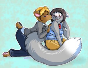 Rating: Safe Score: 0 Tags: 2010 anthro barefoot big_tail black_nose blonde_hair blush brown_body brown_eyes brown_fur brown_hair clothed clothing digital_media_(artwork) duo e621 feet female fluffy fluffy_tail fully_clothed fur grey_body grey_fur hair kiss_on_cheek kissing looking_at_another male male/female mammal one_eye_closed pawpads pupspace signature small_tail tail User: bunchy7s