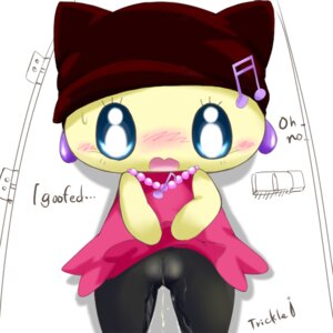 Rating: Explicit Score: 0 Tags: 1:1 blue_eyes blush bodily_fluids clothed clothing clothing_lift dress dress_lift e621 female genital_fluids genitals meloditchi no_underwear peeing solo suvaru tamagotchi tamagotchi_(species) urine vulva wet wetting User: bunchy7s