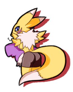 Rating: Questionable Score: 0 Tags: 4:5 anthro bandai_namco black_sclera bottomwear canid canine clothing daha digimon digimon_(species) e621 female fur hi_res mammal renamon shorts solo spandex spandex_shorts tail tight_bottomwear tight_clothing tight_shorts white_body white_fur yellow_body yellow_fur User: bunchy7s