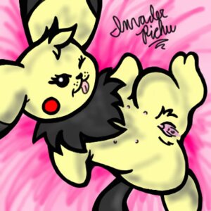 Rating: Explicit Score: 0 Tags: black_eyes black_nose colored eyelashes female female_only feral fur furry furry_ears furry_only insaneproxy_(artist) lying multi_nipple nipples nude on_back pichu pok&eacute;mon_(species) pokemon pokemon_(species) pokemon_gsc pussy rule34 solo solo_female tail tongue tongue_out vulva wink yellow_fur User: bunchy7s