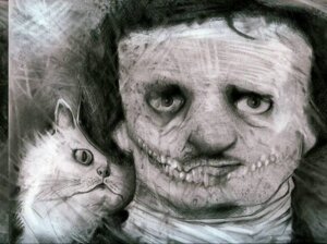 Rating: Safe Score: 0 Tags: ambiguous_gender black_hair domestic_cat duo e621 edgar_allan_poe felid feline felis fur greyscale hair happy human humanoid looking_at_viewer male mammal monochrome monster monstrous_humanoid nightmare_fuel sharp_teeth smile teeth unknown_artist whiskers User: bunchy7s Rating: Safe Score: 0 Tags: ambiguous_gender black_hair domestic_cat duo e621 edgar_allan_poe felid feline felis fur greyscale hair happy human humanoid looking_at_viewer male mammal monochrome monster monstrous_humanoid nightmare_fuel sharp_teeth smile teeth unknown_artist whiskers User: bunchy7s