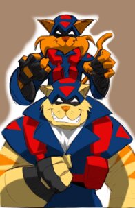 Rating: Safe Score: 0 Tags: 4_fingers anthro armor chance_furlong clothed clothing duo e621 empty_eyes felid fingerless_gloves fingers fist fully_clothed fur furgonomics gloves handwear hanna-barbera headgear helmet jake_clawson looking_at_viewer male mammal optimuspraino orange_body orange_fur pilot raised_tail size_difference smile swat_kats tail teeth toony unknown_artist white_eyes User: bunchy7s