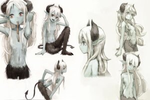 Rating: Questionable Score: 0 Tags: 3:2 demon e621 female hooves horn humanoid_pointy_ears ililie nude number8 nymph pointy_ears sketch_page solo tail User: bunchy7s