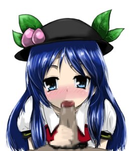 Rating: Explicit Score: 0 Tags: beige_skin blue_eyes blue_hair blush censored clothed color erection female hat human long_hair male mosaic_censoring oral penis rule34 solo_focus straight_hair tears tenshi_hinanawi touhou User: bunchy7s