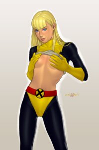Rating: Explicit Score: 0 Tags: 1girls 2006 blonde_hair blue_eyes breasts cameltoe comerotica covering_breasts female female_only gloves long_hair magik_(illyana_rasputin) marvel marvel_comics midriff miravi new_mutants no_bra pussy rule34 shiny shirt_lift small_breasts solo spandex straight_hair superheroine tights x-men User: bunchy7s