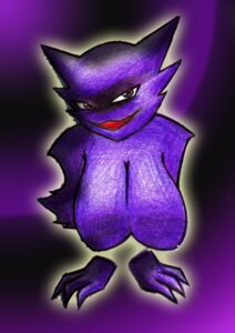 Rating: Explicit Score: 0 Tags: big_breasts breasts cleavage clothed clothing e621 female floating_hands generation_1_pokemon hanging_breasts haunter hi_res looking_at_viewer nintendo not_furry open_mouth pokemon pokemon_(species) purple_background simple_background solo unknown_artist User: bunchy7s