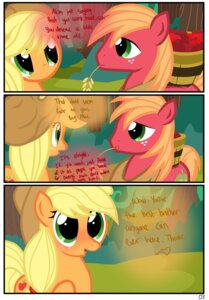 Rating: Safe Score: 0 Tags: absurd_res apple applejack_(mlp) big_macintosh_(mlp) blush brother_(lore) brother_and_sister_(lore) comic cutie_mark dialogue duo e621 earth_pony english_text equid equine female feral food forest freckles friendship_is_magic fruit hasbro hi_res horse male mammal my_little_pony outside plant pony pyruvate sibling_(lore) sister_(lore) text tree wood User: bunchy7s
