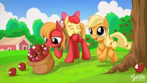 Rating: Safe Score: 0 Tags: 16:9 2013 accessory amber_eyes apple apple_bloom_(mlp) applejack_(mlp) barn basket big_macintosh_(mlp) blonde_hair bow_(feature) bow_accessory bow_ribbon cloud container digital_media_(artwork) e621 earth_pony equid equine female feral food freckles friendship_is_magic fruit green_eyes group hair hair_accessory hair_bow hair_ribbon hasbro hi_res horse male mammal my_little_pony mysticalpha outside plant pony quadruped red_hair ribbons sky tail tree widescreen young young_feral User: bunchy7s
