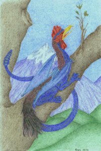 Rating: Safe Score: 0 Tags: 2012 ambiguous_gender avian avian_caruncle cockatrice colored_pencil_(artwork) comb_(anatomy) dewlap_(anatomy) dragon e621 european_mythology feral head_crest hi_res karja membrane_(anatomy) membranous_wings mythological_avian mythological_creature mythological_scalie mythology rattle_(anatomy) reptile scalie solo tail traditional_media_(artwork) wattle wings User: bunchy7s