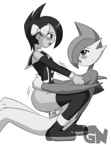Rating: Explicit Score: 0 Tags: 1boy 1girls anthro blush bottomless bow clothing cowgirl_position cum cum_in_pussy cum_inside cum_on_penis female female_on_anthro female_on_top gallade game_freak greenninja greyscale hair hairbow hands_on_hips human interspecies looking_at_partner lowres male male_pokemon/female_human marley_(pokemon) monochrome nintendo on_top open_mouth penetration penis pokemon pokemon_(species) pokemon_dppt pokephilia pussy ride riding rule34 sex shirt shoes squatting straight sweat thighhighs trembling two-tone_skin vaginal_penetration watermark User: bunchy7s