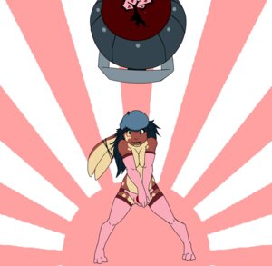 Rating: Questionable Score: 0 Tags: 2010 beret black_hair bomb breasts brown_body brown_fur bulge clothed clothing e621 explosives fur gloves green_eyes gynomorph hair handwear hat headgear headwear hi_res intersex kame-sama88 lagomorph legwear leporid long_ears long_hair mammal natali_(kame-sama88) panties rabbit solo stockings throwing topless underwear User: bunchy7s