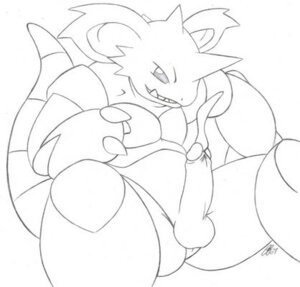 Rating: Explicit Score: 0 Tags: balls cum front_view horn male male_only monochrome nidoking nude penis pokemon pokemon_(species) pokemon_rgby round_ears rule34 solo tail testicles User: bunchy7s