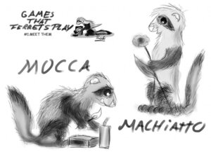 Rating: Safe Score: 0 Tags: ambiguous_gender comic domestic_ferret e621 english_text feral foxia games_that_ferrets_play graphite_(artwork) greyscale humor mammal monochrome multiple_images mustelid musteline solo tail text traditional_media_(artwork) true_musteline weasel User: bunchy7s