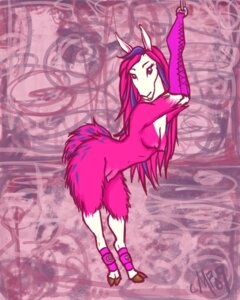 Rating: Questionable Score: 0 Tags: 4:5 anthro bdsm bondage bound breasts breasts_and_teats camelid dahlia_(deervvitch) deervvitch e621 female hooves llama mammal nipples nude solo submissive submissive_female teats User: bunchy7s