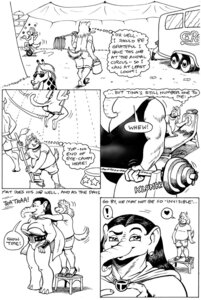 Rating: Questionable Score: 0 Tags: anthro brown_wantholf circus comic dialogue e621 elephant elephantid english_text female group karno mammal monochrome overweight pen_(artwork) proboscidean proboscis_(anatomy) tail text traditional_media_(artwork) trunk_(anatomy) two_ton_tina two_tons_of_fun User: bunchy7s