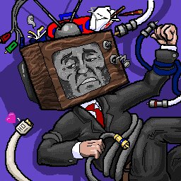 Rating: Safe Score: 0 Tags: 1:1 animate_inanimate biting_social_commentary cable clothed clothing e621 electronics for_a_head forced fully_clothed hdmi humanoid low_res male object_head rca_connector rgb sasaki solo suit television tentacles what User: bunchy7s