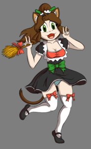 Rating: Questionable Score: 0 Tags: alpha_channel anthro bottomwear clothed clothing domestic_cat e621 felid feline felis female front_view holding_object mammal panties rockcandy simple_background skirt smile solo tail transparent_background underwear zu User: bunchy7s