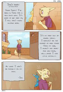 Rating: Safe Score: 0 Tags: ambiguous_gender anthro canid canine cobalt_snow comic conditional_dnp dialogue digital_media_(artwork) duo e621 english_text eros_(comic) facial_markings fur head_markings hi_res ida_(cobalt_snow) mammal markings mi_(cobalt_snow) pink_eyes plant solo_focus tan_body tan_fur text vera_(species) User: bunchy7s