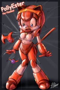 Rating: Questionable Score: 0 Tags: 2:3 anthro border breasts clothing domestic_cat e621 felid feline felis female fernando_faria grey_background mammal outside_border polly_esther samurai_pizza_cats simple_background solo tail wardrobe_malfunction User: bunchy7s