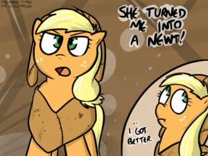 Rating: Safe Score: 0 Tags: 4:3 applejack_(mlp) blonde_hair clothing e621 earth_pony equid equine female feral friendship_is_magic green_eyes hair hasbro hat headgear headwear horse mammal monty_python monty_python_and_the_holy_grail my_little_pony onihidden open_mouth peasant peasant_3_(monty_python) pony simple_background solo User: bunchy7s