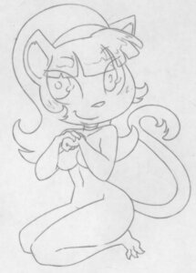 Rating: Questionable Score: 0 Tags: anthro big-e6 black_and_white breasts domestic_cat e621 felid feline felis female kitty_katswell mammal monochrome nickelodeon nude solo t.u.f.f._puppy tail User: bunchy7s