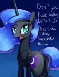 Rating: Safe Score: 0 Tags: 2012 black_body black_feathers blue_eyes blue_hair cutie_mark dialogue e621 english_text equid equine feathered_wings feathers female feral friendship_is_magic hair hasbro horn looking_at_viewer mammal my_little_pony mythological_creature mythological_equine mythology negativefox nightmare_moon_(mlp) quadruped simple_background solo tail text winged_unicorn wings User: bunchy7s Rating: Safe Score: 0 Tags: 2012 black_body black_feathers blue_eyes blue_hair cutie_mark dialogue e621 english_text equid equine feathered_wings feathers female feral friendship_is_magic hair hasbro horn looking_at_viewer mammal my_little_pony mythological_creature mythological_equine mythology negativefox nightmare_moon_(mlp) quadruped simple_background solo tail text winged_unicorn wings User: bunchy7s
