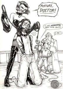 Rating: Questionable Score: 0 Tags: 2003 alien anthro b.e.n._(treasure_planet) ball_of_yarn bdsm black_and_white bondage boots bound breasts canid canine captain_amelia clothed clothing collar covering covering_eyes covering_face delbert_doppler dialogue disney dominant e621 english_text eyeshadow felid female footwear gag gagged group hair high_heeled_boots high_heels human jim_hawkins kneeling latex leather legwear machine makeup male male/female mammal markings mole_(marking) monochrome pen_(artwork) princefala robot shoes simple_background text thigh_boots thigh_highs traditional_media_(artwork) treasure_planet whip white_background yarn User: bunchy7s