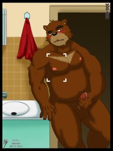 Rating: Explicit Score: 0 Tags: balls bathroom bear biceps black_bear blush bodily_fluids camera_view e621 erection genital_fluids genitals hi_res humanoid_genitalia humanoid_penis juuichi_mikazuki male mammal masturbation moon_bear morenatsu muscular muscular_male nude penile penile_masturbation penis precum recording satosan solo ursine User: bunchy7s