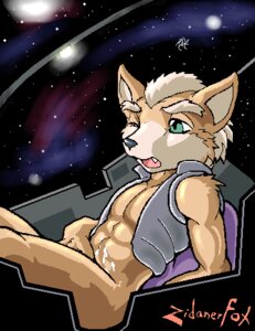 Rating: Explicit Score: 0 Tags: anthro beige_hair bottomless clothes color ears fox fox_mccloud fur furry furry_tail green_eyes grey_nose hair male male_only mohawk_(hairstyle) open_clothes pointy_ears rule34 short_hair side_view solo space star_fox tail vest wink zidanerfox User: bunchy7s