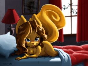 Rating: Questionable Score: 0 Tags: 2010 4:3 anthro bed blush breasts brown_hair day e621 female female_only front_view fur furniture hair hannah_(neopets) hannah_the_usul indoors inside looking_at_viewer lying mammal neopet_(species) neopets nezuya nipples nude on_bed on_front on_side rodent rule34 sankam slim solo tagme tail toony usul usul_(neopets) wallpaper wide_hips yellow_body yellow_fur User: bunchy7s