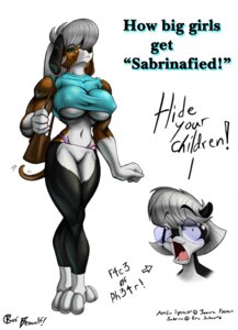 Rating: Questionable Score: 0 Tags: amelia_spencer anthro beowulf_kennedy big_breasts breasts canid canine canis clothed clothing copyright_symbol dialogue domestic_dog duo e621 english_text eyewear female glasses gloves_(marking) headshot_portrait mammal markings mephitid midriff navel open_mouth portrait purse sabrina_(sabrina_online) sabrina_online shocked simple_background skunk smile striped_skunk symbol tail tail_motion tailwag text thong under_boob underwear User: bunchy7s