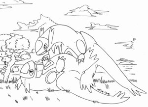 Rating: Explicit Score: 0 Tags: 2004 claws female interspecies latias latios line_art male monochrome nude outdoors pokemon pokemon_(species) pokemon_rse rule34 straight tagme User: bunchy7s
