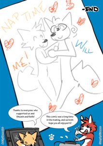 Rating: Safe Score: 0 Tags: age_difference akita alex_(harmarist) anthro artist brother_(lore) brothers_(lore) canid canine canis comic creating_art cuddling dialogue domestic_dog drawing_(action) drawing_(object) drawing_in_a_drawing drawing_tablet duo e621 english_text eyewear fur glasses happy harmarist heart_symbol herding_dog hi_res kaoru_(kitaness) keyboard lying male mammal mek_(harmarist) nude number older_brother older_male older_sibling on_side page_number pastoral_dog sheath_and_knife sibling_(lore) size_difference smile spitz stylus tablet text thank_you the_end typing welsh_corgi will's_glasses will_(harmarist) wolf young young_anthro User: bunchy7s