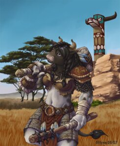 Rating: Safe Score: 0 Tags: 2007 anthro armor blizzard_entertainment bovid bovine braided_hair breasts detailed detailed_background e621 female grass hair holding_object holding_weapon horn jewelry mammal necklace plant rock savanna snoot_(artist) solo tail tail_tuft tauren toony totem tree tribal tuft warcraft warrior weapon wood User: bunchy7s