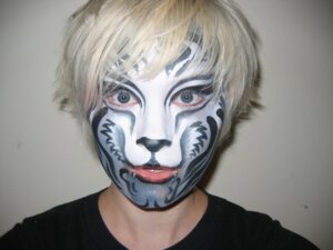 Rating: Safe Score: 0 Tags: 4:3 blonde_hair bodypaint bust_portrait clothed clothing e621 face_paint felid female grandfathered_content hair human looking_at_viewer mammal pantherine portrait real shirt simple_background solo stripes tiger topwear unknown_artist User: bunchy7s Rating: Safe Score: 0 Tags: 4:3 blonde_hair bodypaint bust_portrait clothed clothing e621 face_paint felid female grandfathered_content hair human looking_at_viewer mammal pantherine portrait real shirt simple_background solo stripes tiger topwear unknown_artist User: bunchy7s