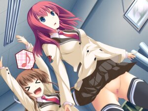 Rating: Explicit Score: 0 Tags: brown_hair censored female futsu_janai game_cg himesawa_sayaka nopan pussy red_eyes rule34 sakurazaki_kotoko seifuku skirt skirt_lift thighhighs User: bunchy7s