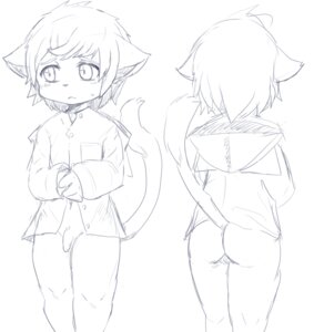 Rating: Explicit Score: 0 Tags: anthro blush bottomless butt clothed clothing coat domestic_cat e621 felid feline felis flaccid genitals kakuteki11029 kemono line_art male mammal penis raincoat shota solo topwear young young_anthro young_male User: bunchy7s
